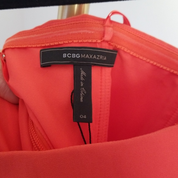 BCBG Maxaria Orange Dress - Picture 4 of 5